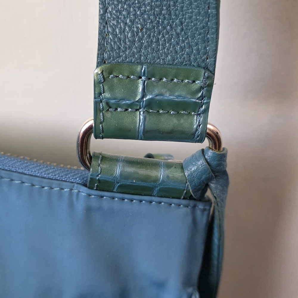 Brighton Teal and Blue Crossbody Bag - Picture 15 of 16